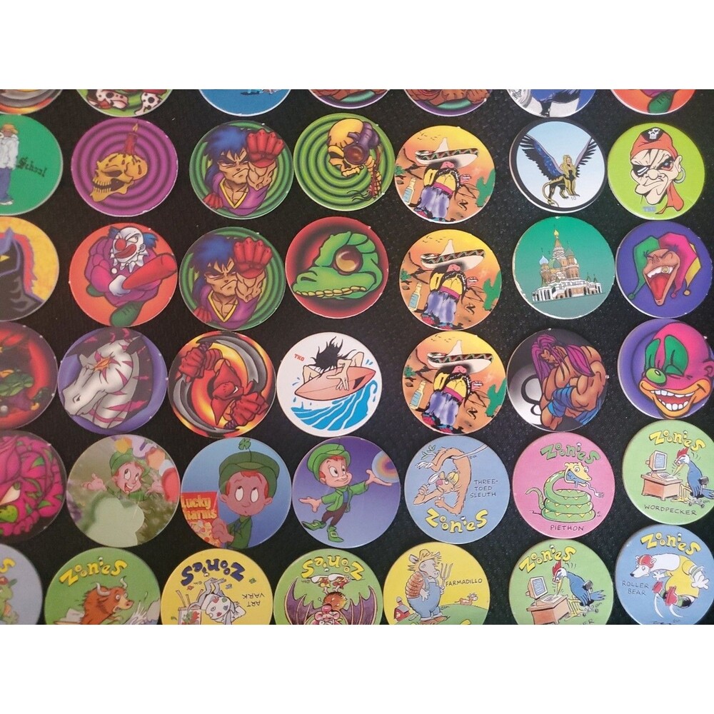 168 Pog Game Slammer Lot Goosebumps Whammers Zoo Ies Lucky Charms See Pictures - Picture 7 of 16